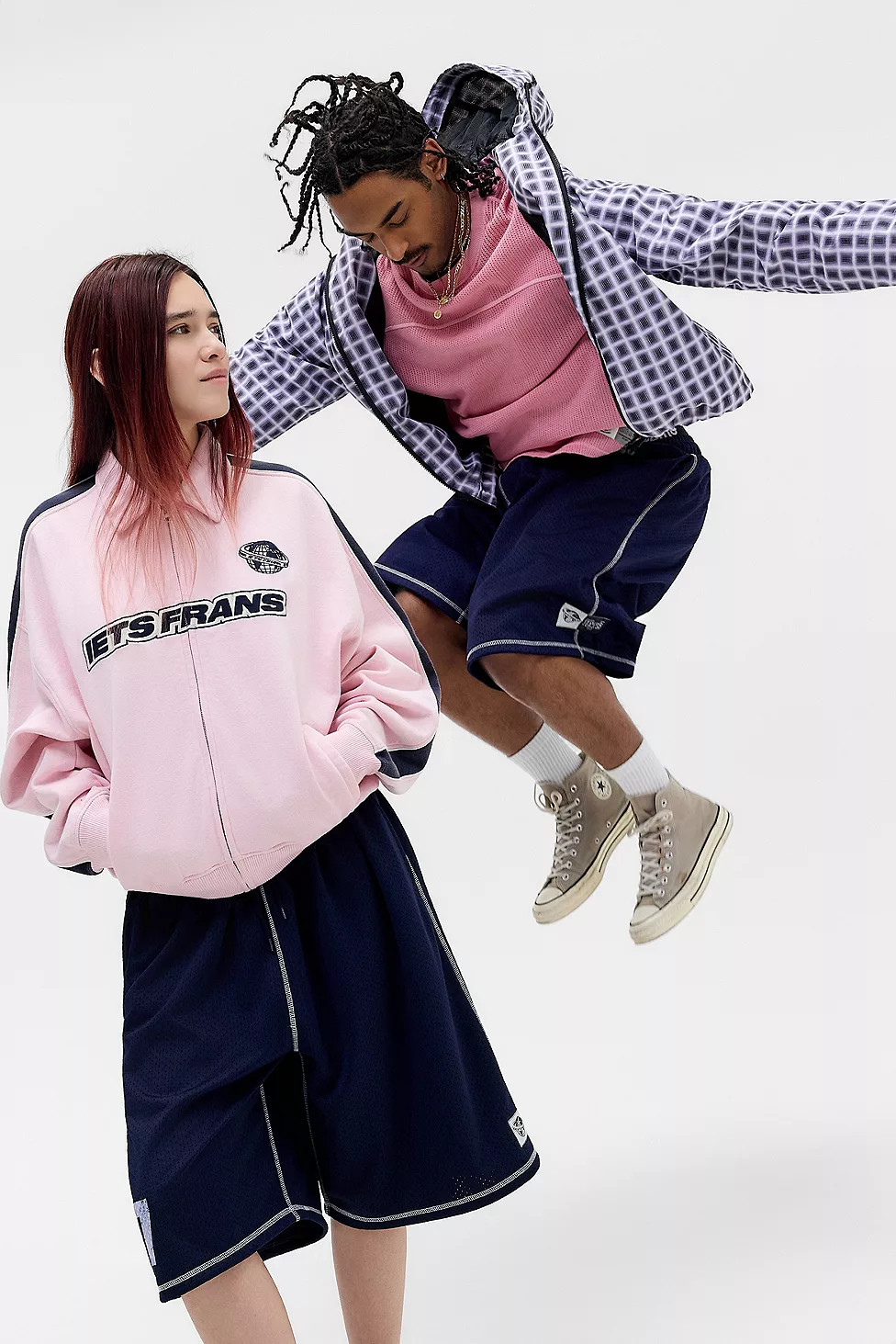 iets frans... Pink Football Track Top | Urban Outfitters UK