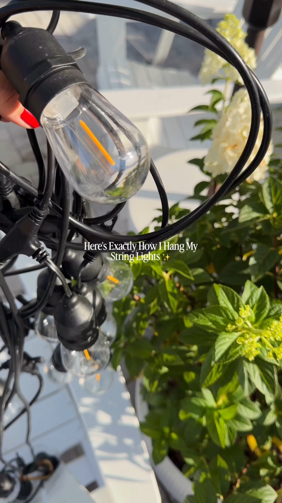 How I hang my string lights in our yard ✨

#LTKHome #LTKvlog