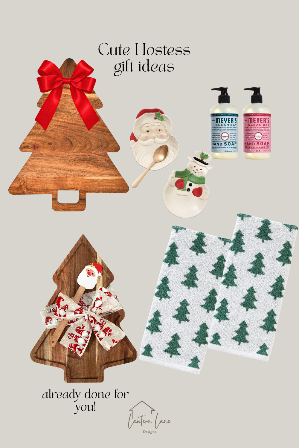 Hostess gift ideas or gifts for anyone. Love the Christmas Tree cutting board and hand towels. 

gift ideas, holiday gift idea, gifts for her, santa spoon rest, christmas tree cheese board, cutting board 

 #LTKSeasonal #LTKHome #LTKFindsUnder50