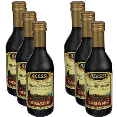 Alessi Organic Balsamic Vinegar - Case of 6 - 8.5 fl oz | Target