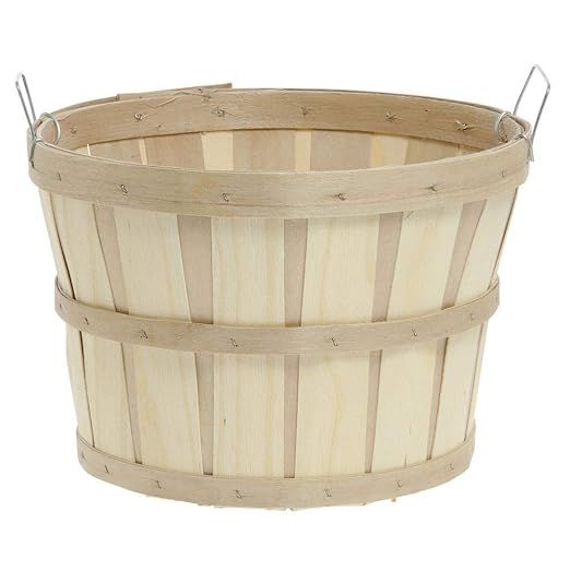 Half Bushel Basket with Side Handles, 14"x9 1/2" | Amazon (US)