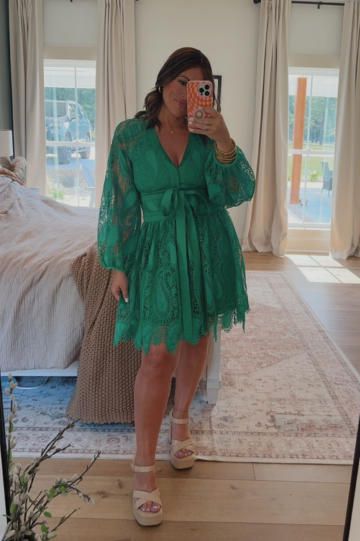 Wedding guest dress from jaxe and Grace boutique, shoes are Amazon and linked💚

#LTKMidsize #LTKBeauty