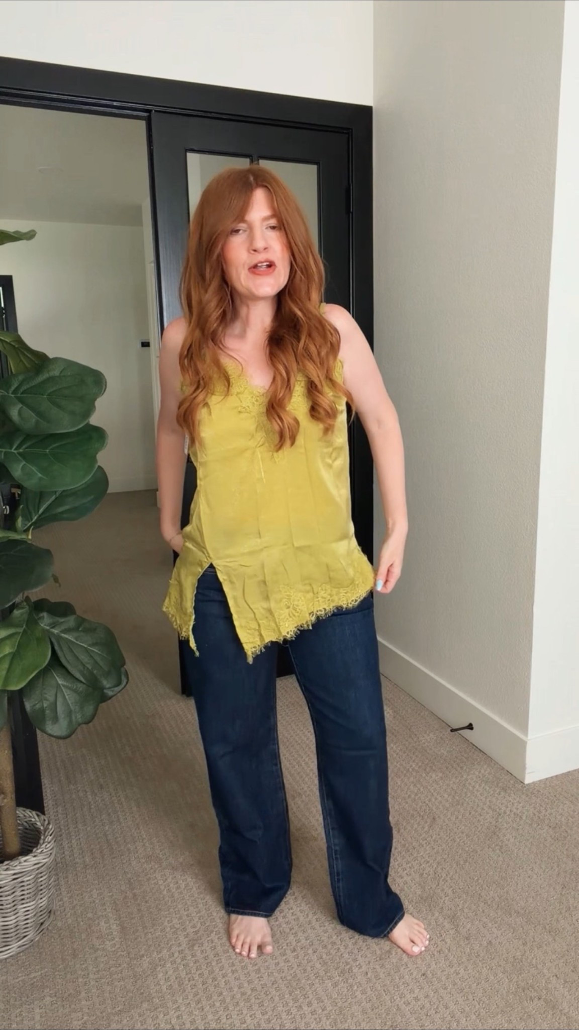 Viral lace top and low rise jeans.. loving the combo!

#LTKootd #LTKPetite #LTKSaleAlert