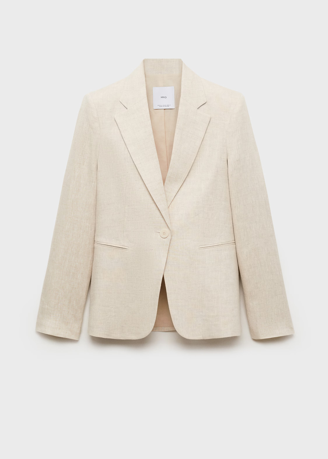 Linen suit jacket - Women | MANGO United Kingdom | MANGO (UK)