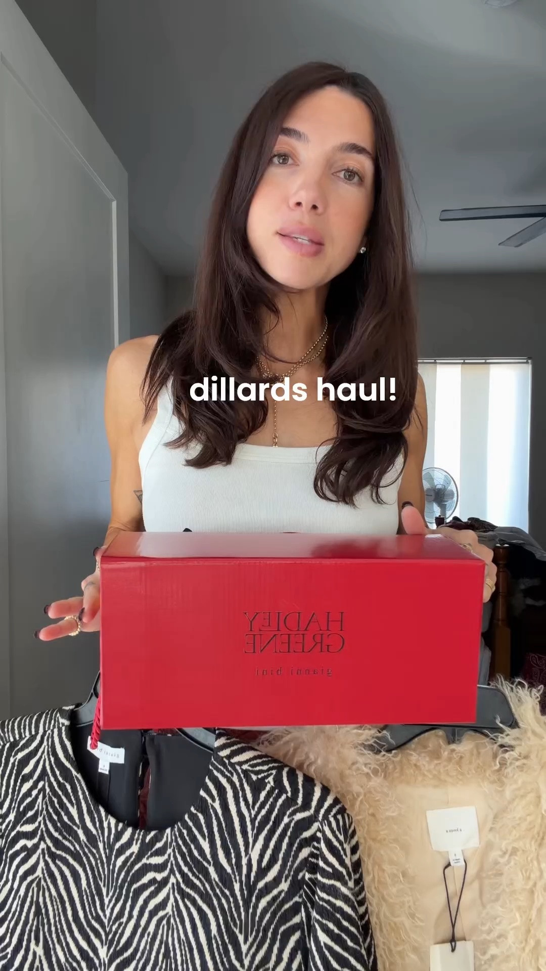 @dillards fall fashion haul! I size down half a size in the zebra mules! I’m a 8.5 and got 8! 6 in zebra top and S jacket!
