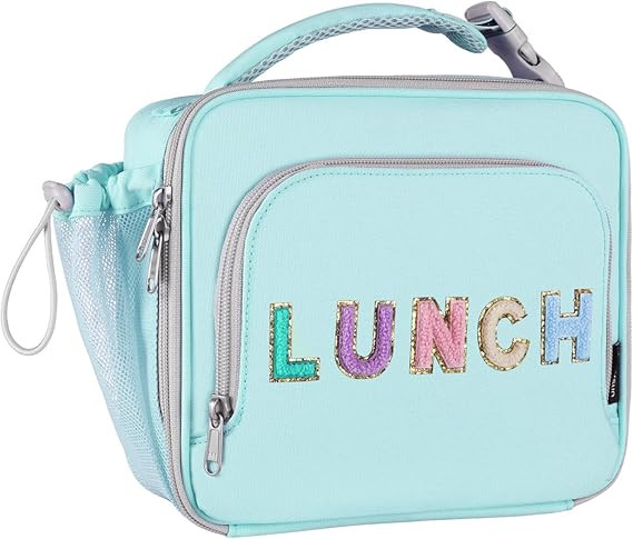 Amersun Kids Insulated Lunch Box- Water-Resistant, Reusable Cute Lunch Tote Bag with Water Bottle... | Amazon (US)