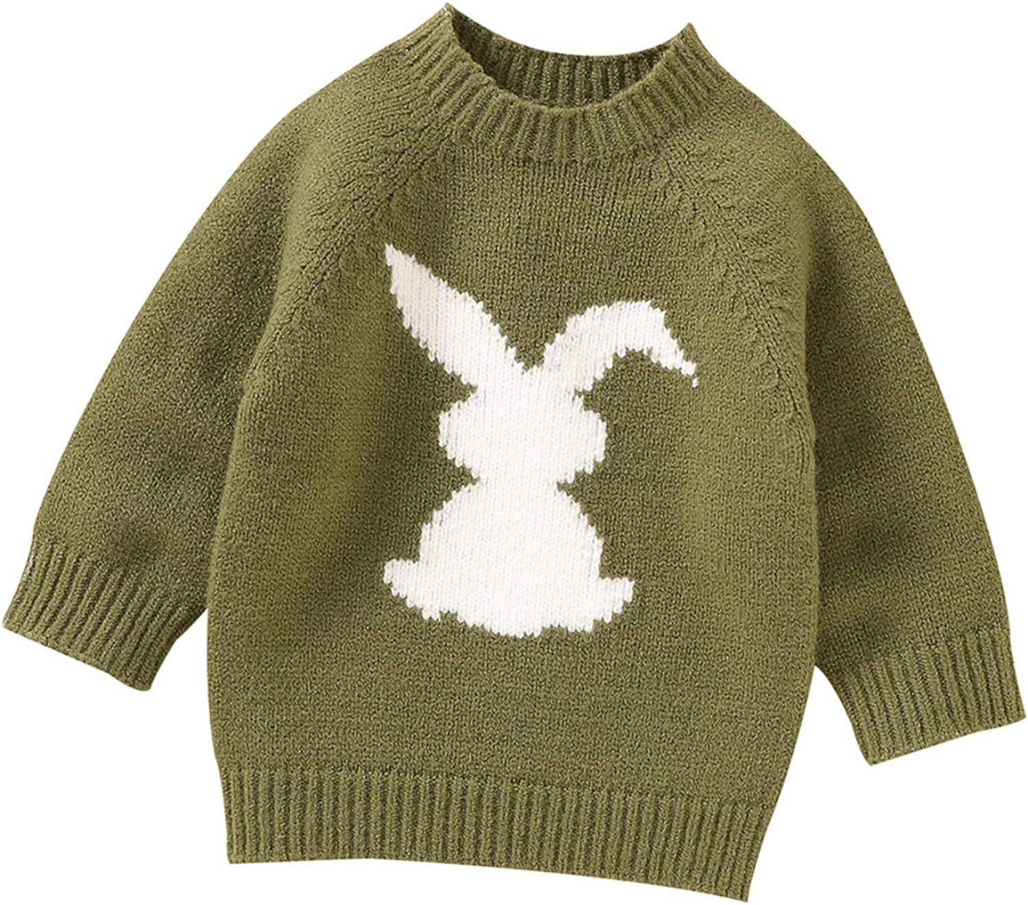 Kaitobe Kids Sweater Toddler Boys Girls Reindeer Ugly Christmas Sweater Knit Sweater Pullover Top... | Amazon (US)
