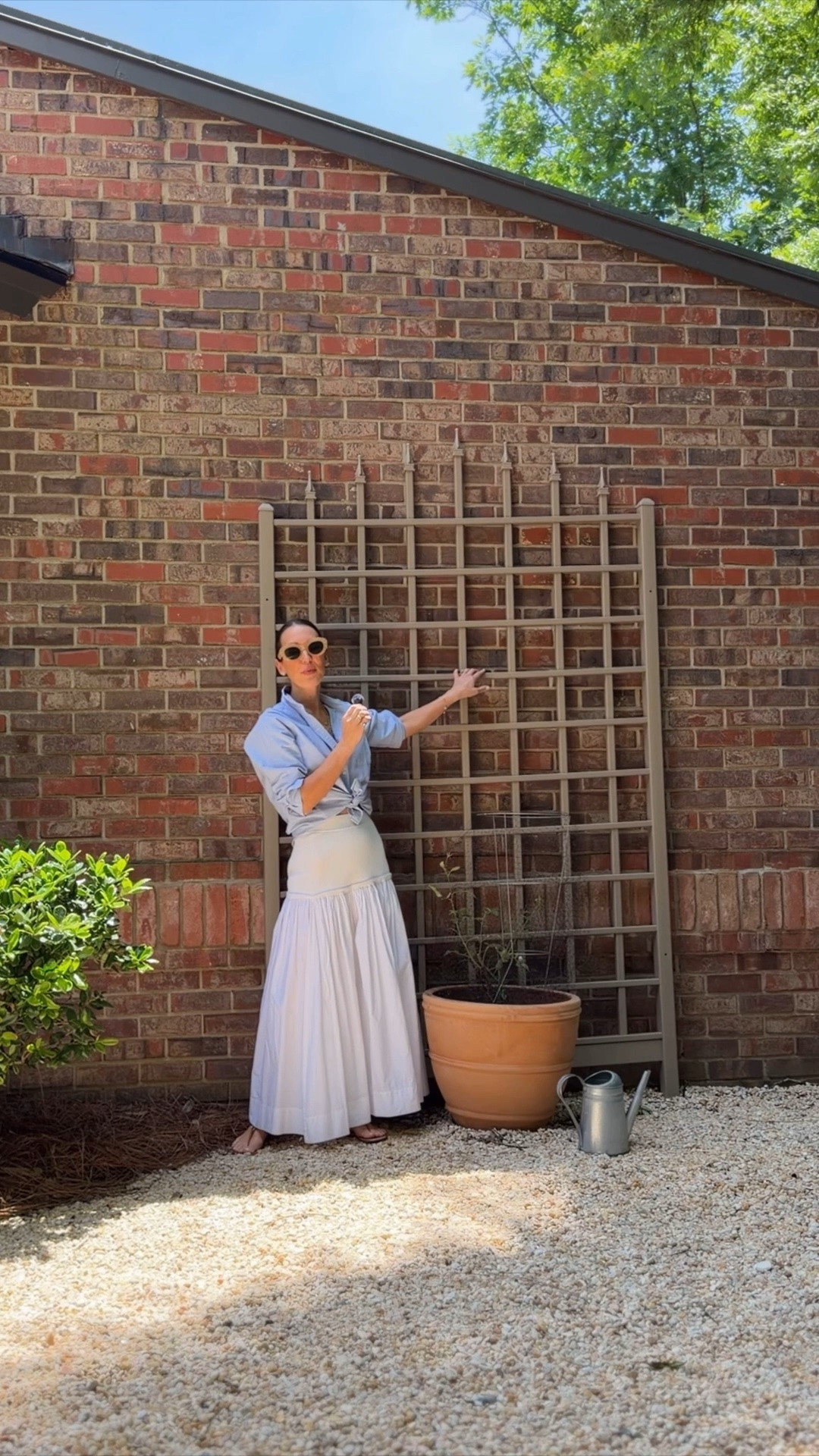 #ad I bought this trellis from @Wayfair  for these climbing roses 

#wayfairpartner #wishyouwerehere #outdoor #wayfair

#LTKHome