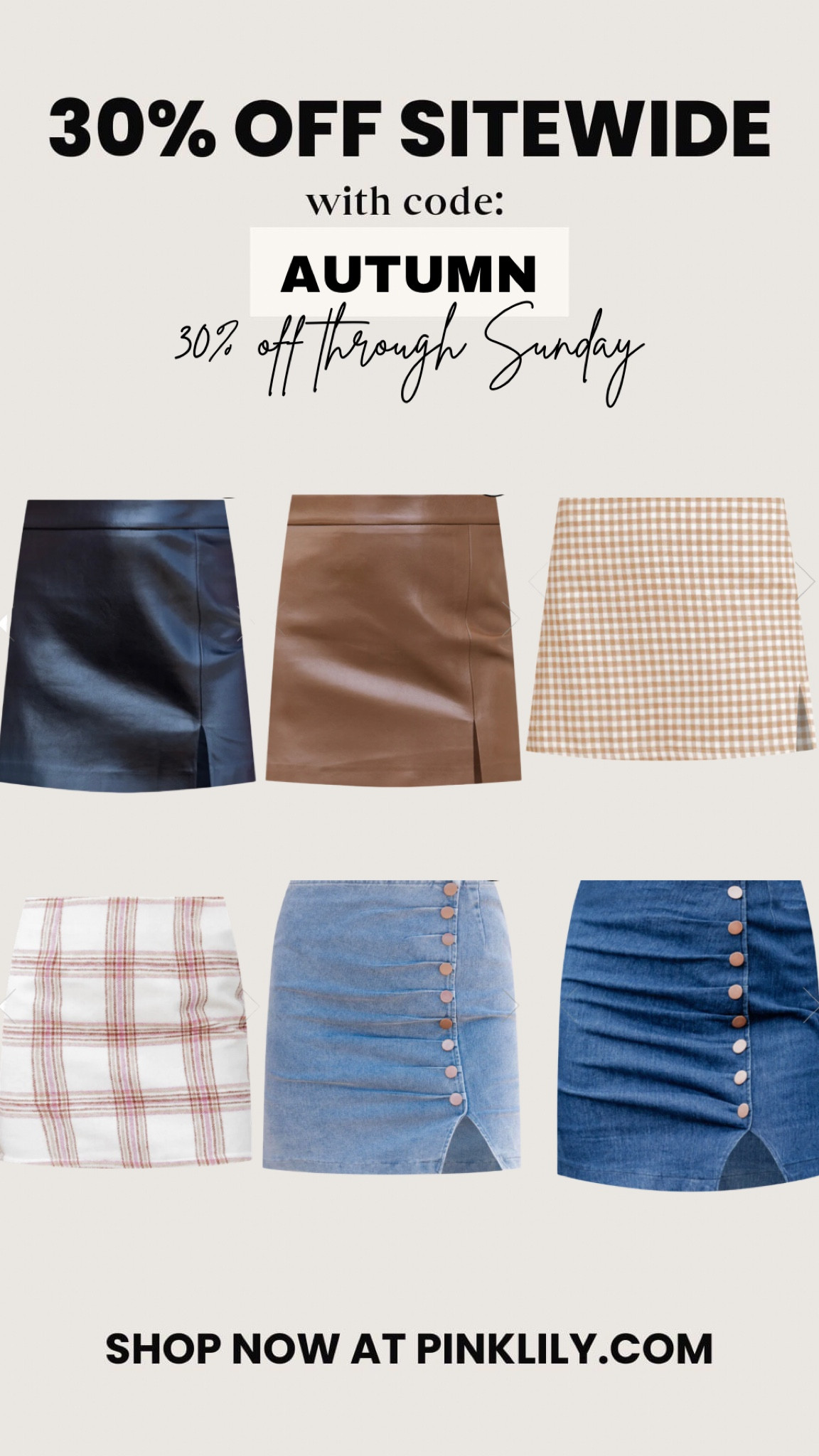 30% off Pink Lily through Sunday! 

#LTKSale #LTKsalealert #LTKfindsunder50