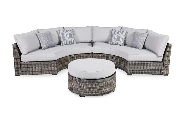 Harbor Court 3-Piece Outdoor Nuvella Seating Set | Ashley