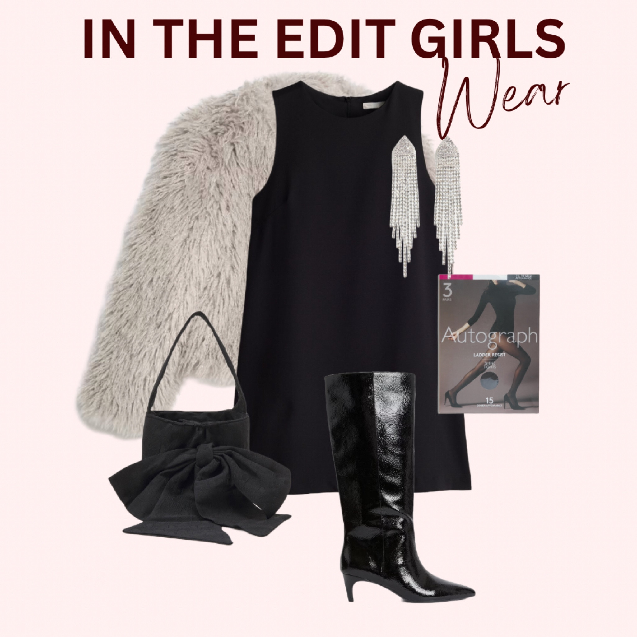 Faux fur jacket styled 

Faux fur jacket 
Black dress 
Black long boots 
Sister Jane bag 
Sparkle earrings 

#LTKstyletip #LTKpartywear #LTKeurope