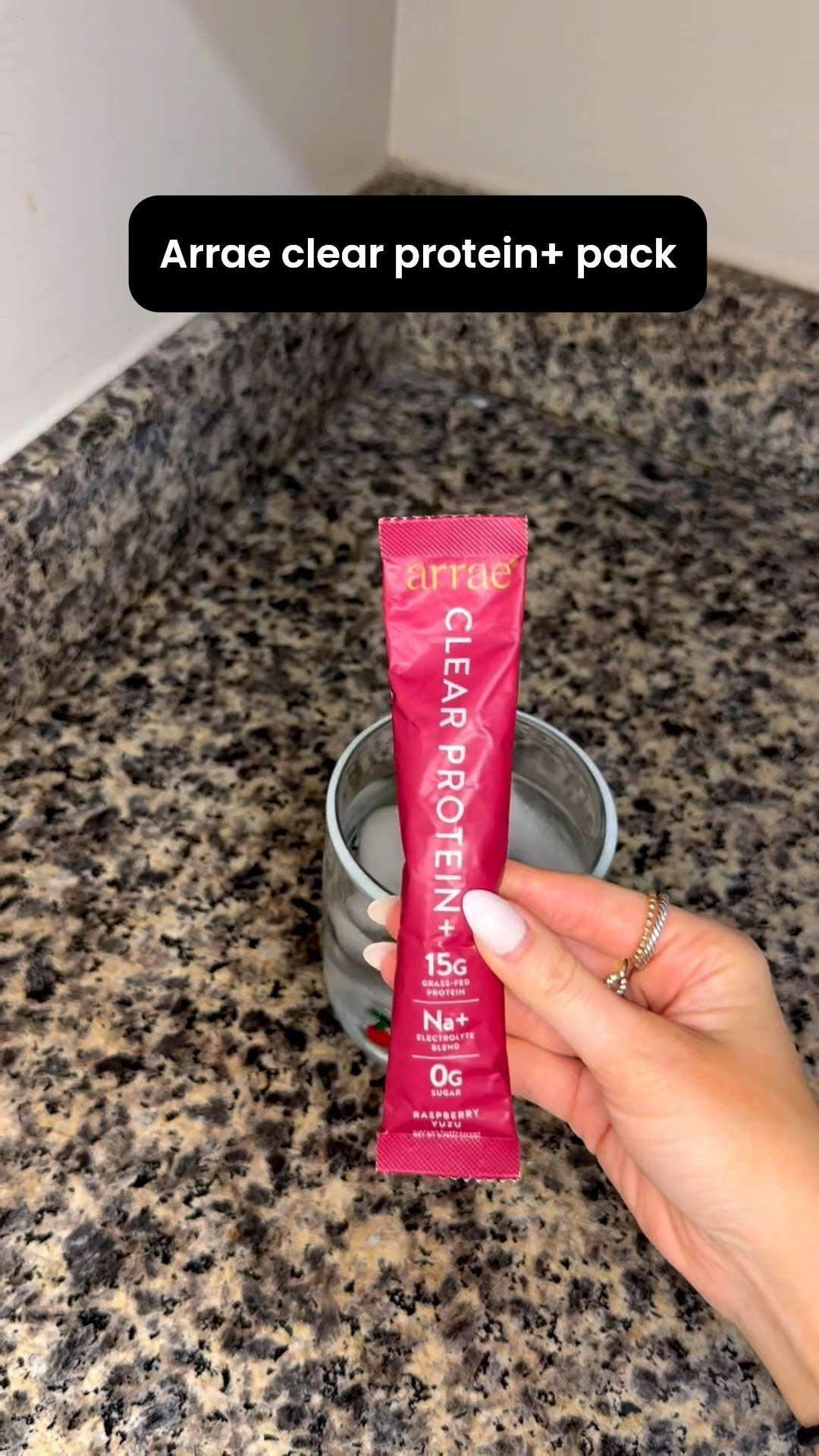 @Arrae clear protien+ pack! if using an immersion blender, just do it in a bigger cup than i did😅 

Arrae, arrae clear protein+, collagen, anthropologie icon glass, @Anthropologie icon glass 

#LTKActive #LTKselfcare #LTKfitnessgoals