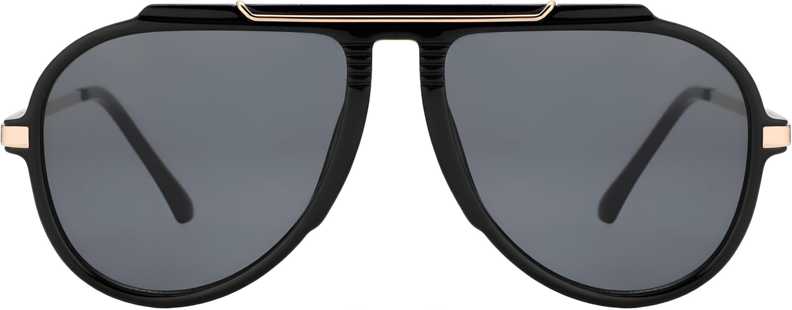 JOOX Oversized Aviator Sunglasses for Women Men, Retro 70s Metal Sun Glasses Tangle Free Designer... | Amazon (US)