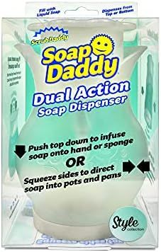 Scrub Daddy Soap Dispenser for Kitchen and Bathroom - Soap Daddy - Refillable Soap Dispenser for ... | Amazon (US)