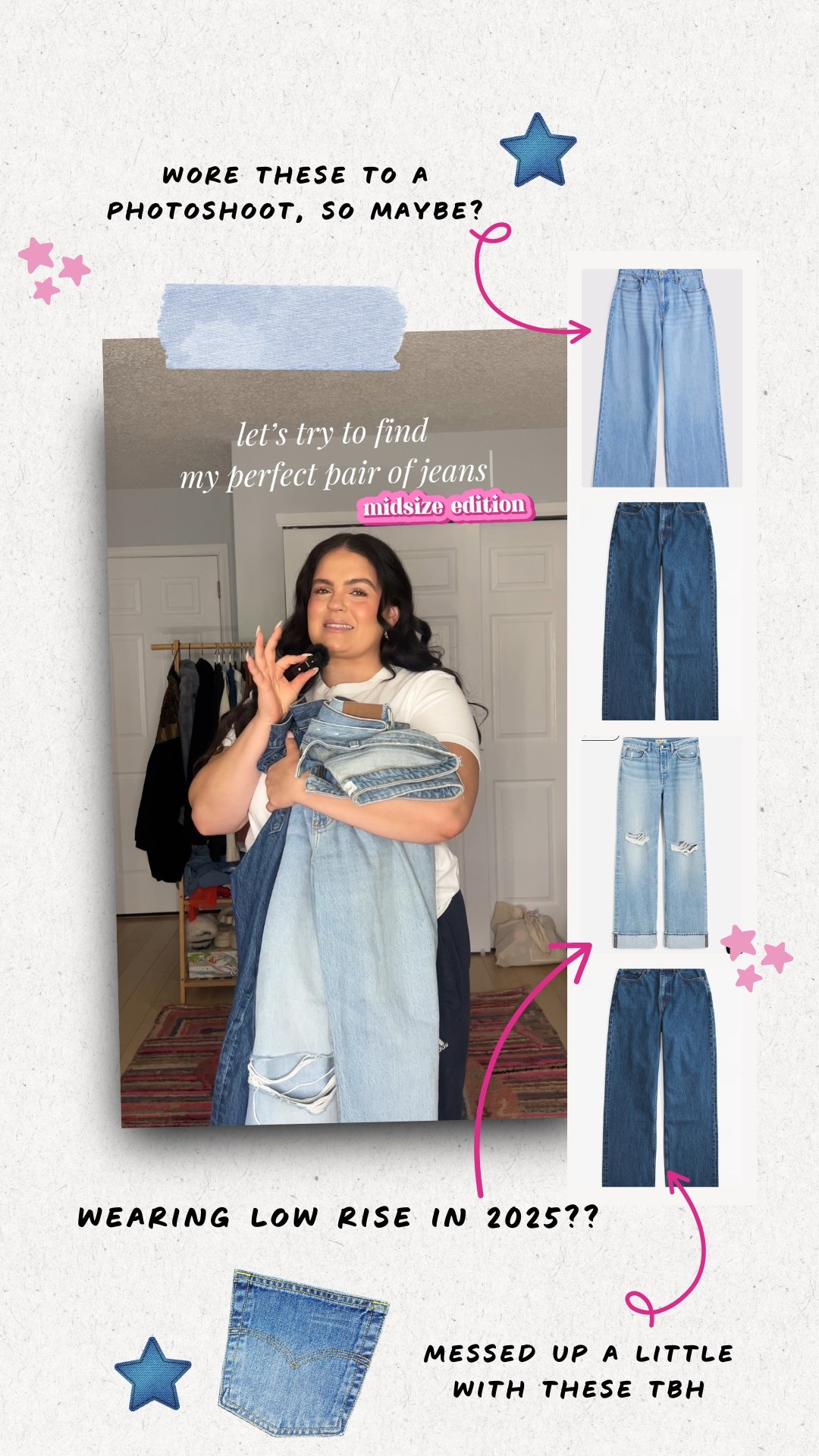 all of these jeans are a 32 🤍

#LTKMidsize
