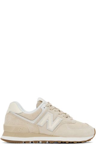 New Balance - Beige 574 Sneakers | SSENSE