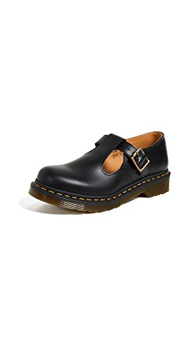 Dr. Martens Women's Polley Shoe, Black Smooth, 4 Medium UK (6 US) | Amazon (US)