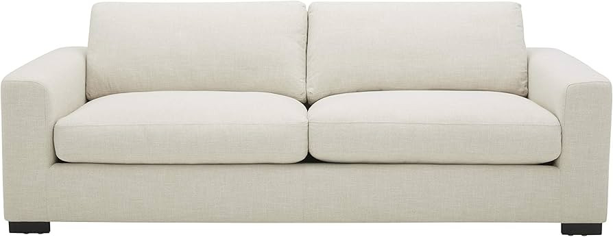 Amazon Brand - Stone & Beam Westview Extra Deep Down Filled Couch, 89"W Sofa, Cream | Amazon (US)