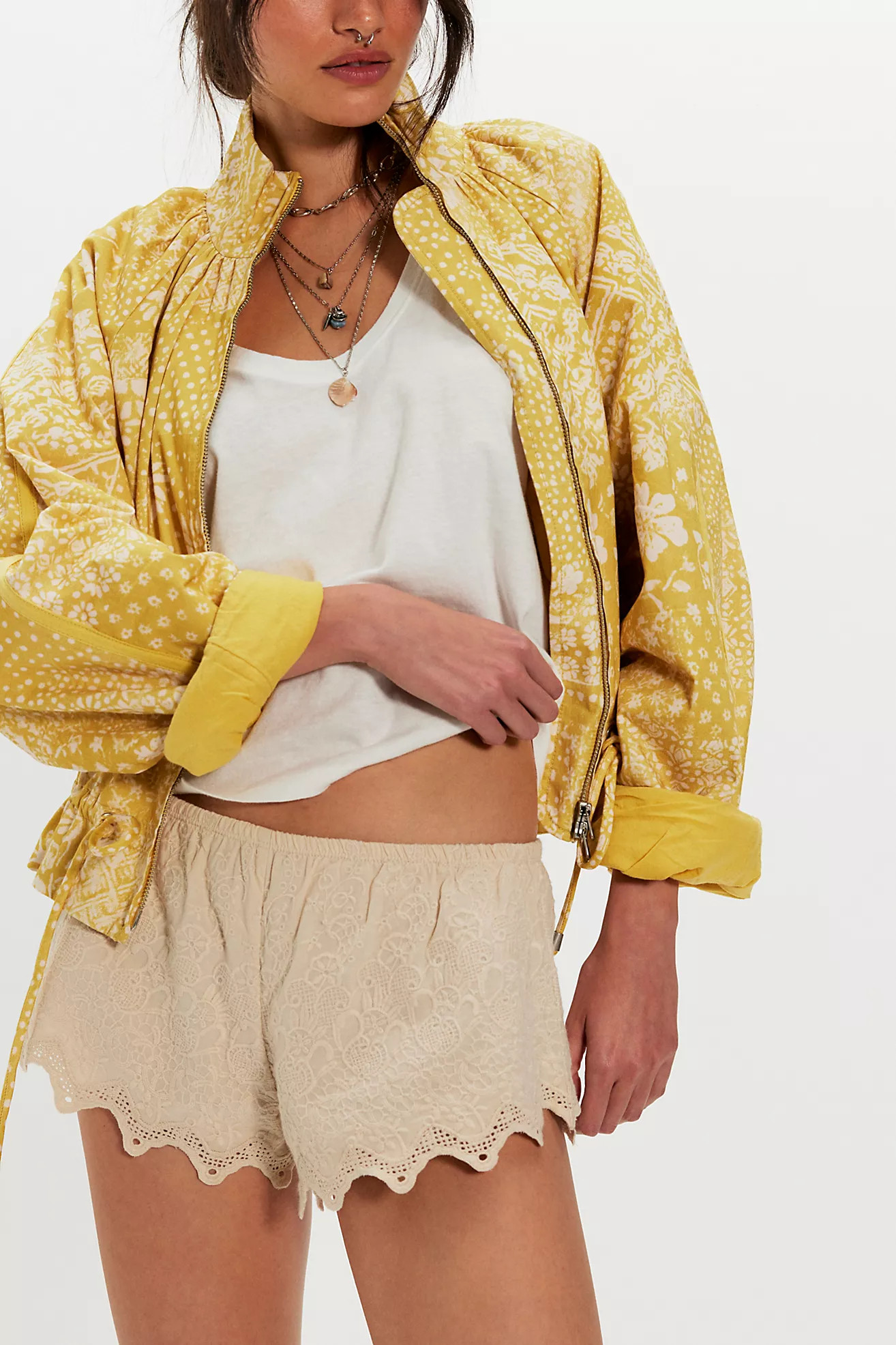 FP One Free Spirit Lace Micro Shorts | Free People (UK)