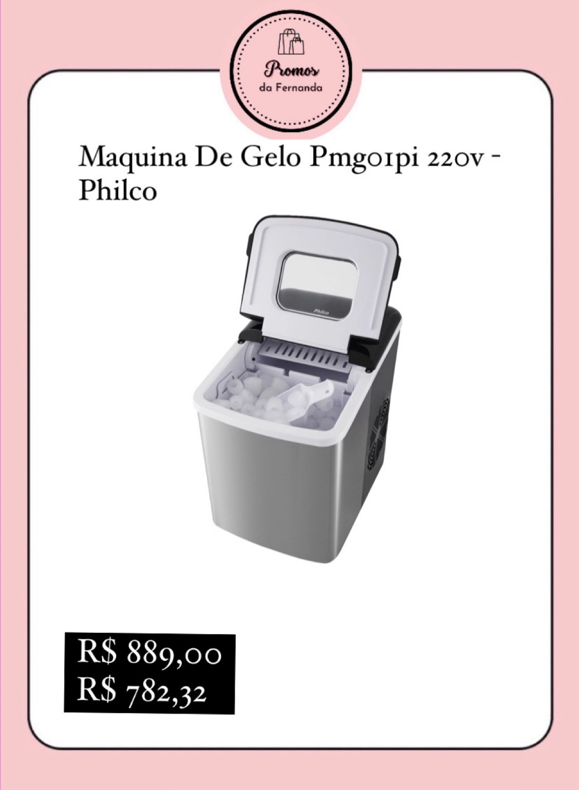 Máquina de gelo pra você chamar de sua!!!

#LTKbrasil #LTKhome