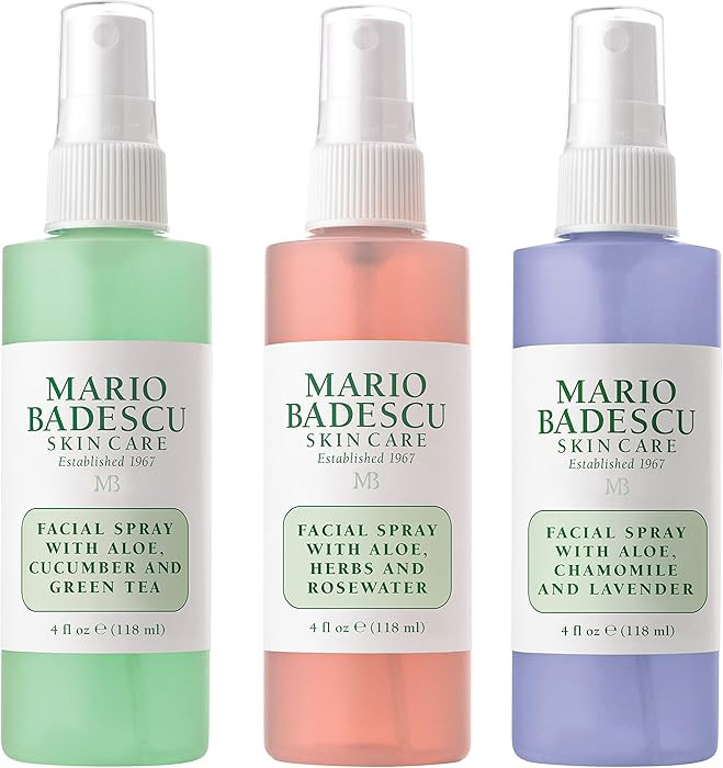 Mario Badescu Facial Spray Collection with Rose Water, Cucumber, Lavender and Orange Blossom, Mul... | Amazon (US)