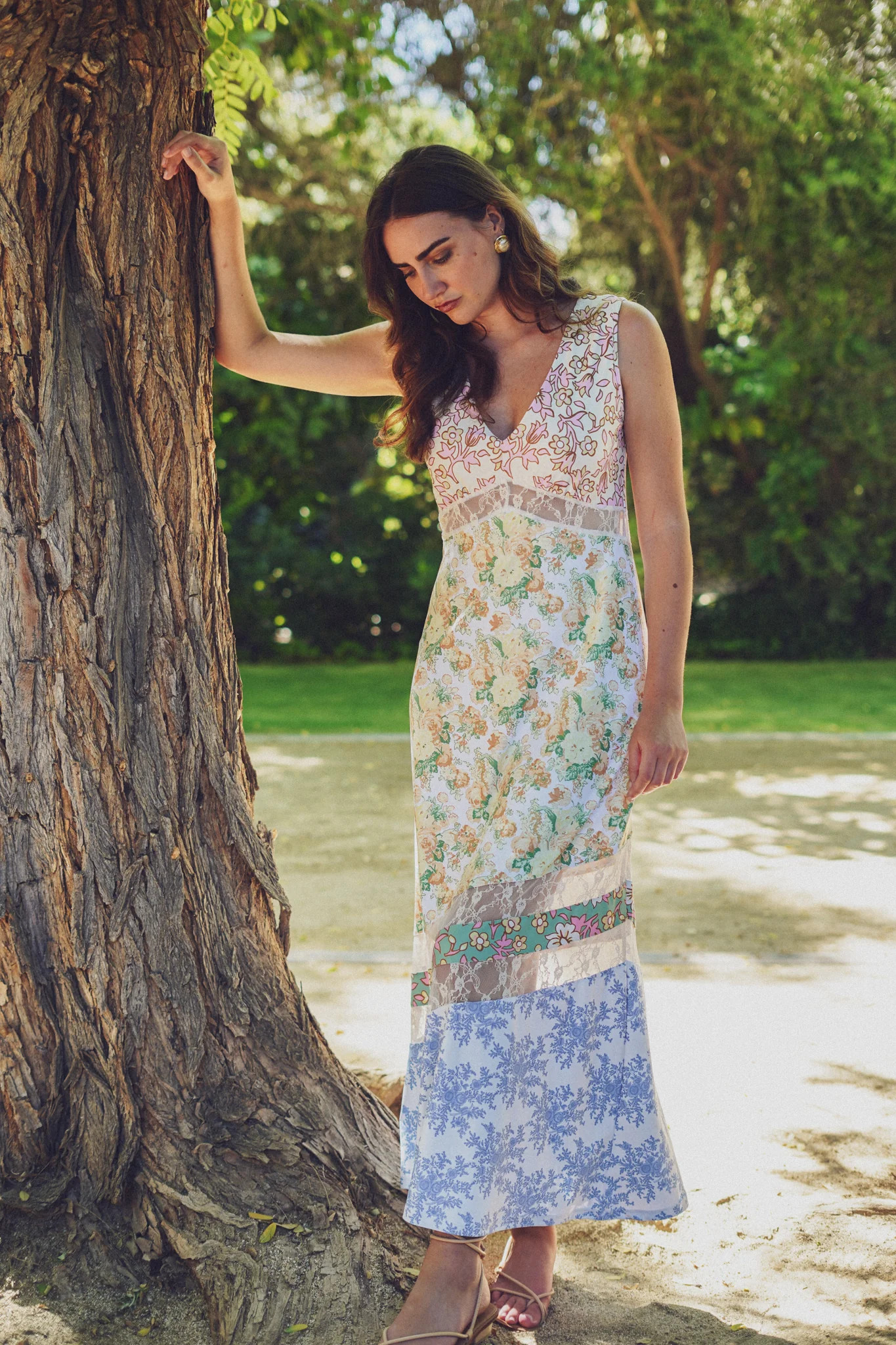 The Henrietta Dress - Spring Petals Multi | Smith and Quinn