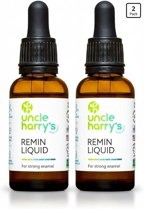 Uncle Harry's Natural & Fluoride-Free Remineralization Liquid for Tooth Enamel - Freshens Breath ... | Amazon (US)