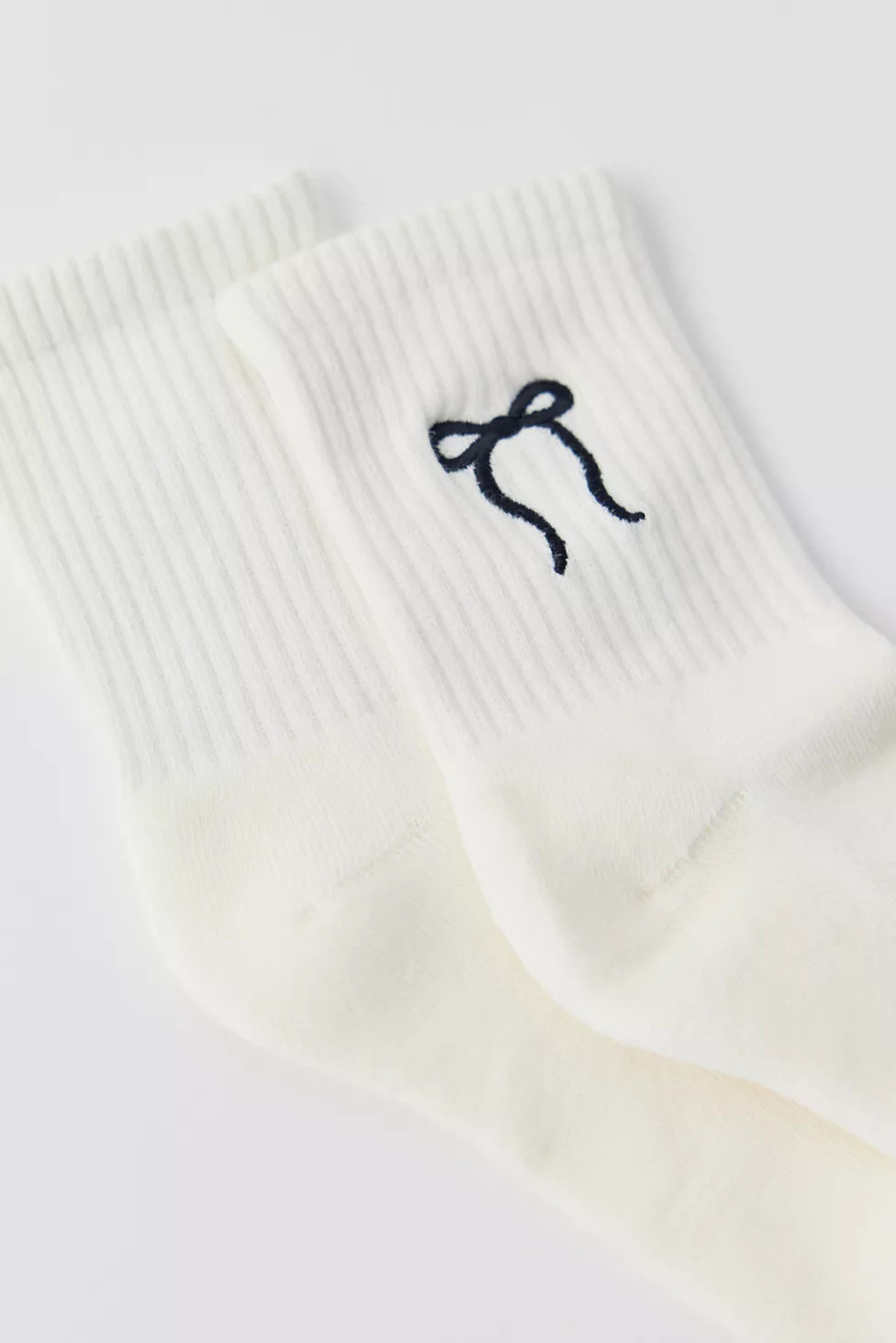 Icon Embroidered Quarter Crew Socks | Urban Outfitters (US and RoW)