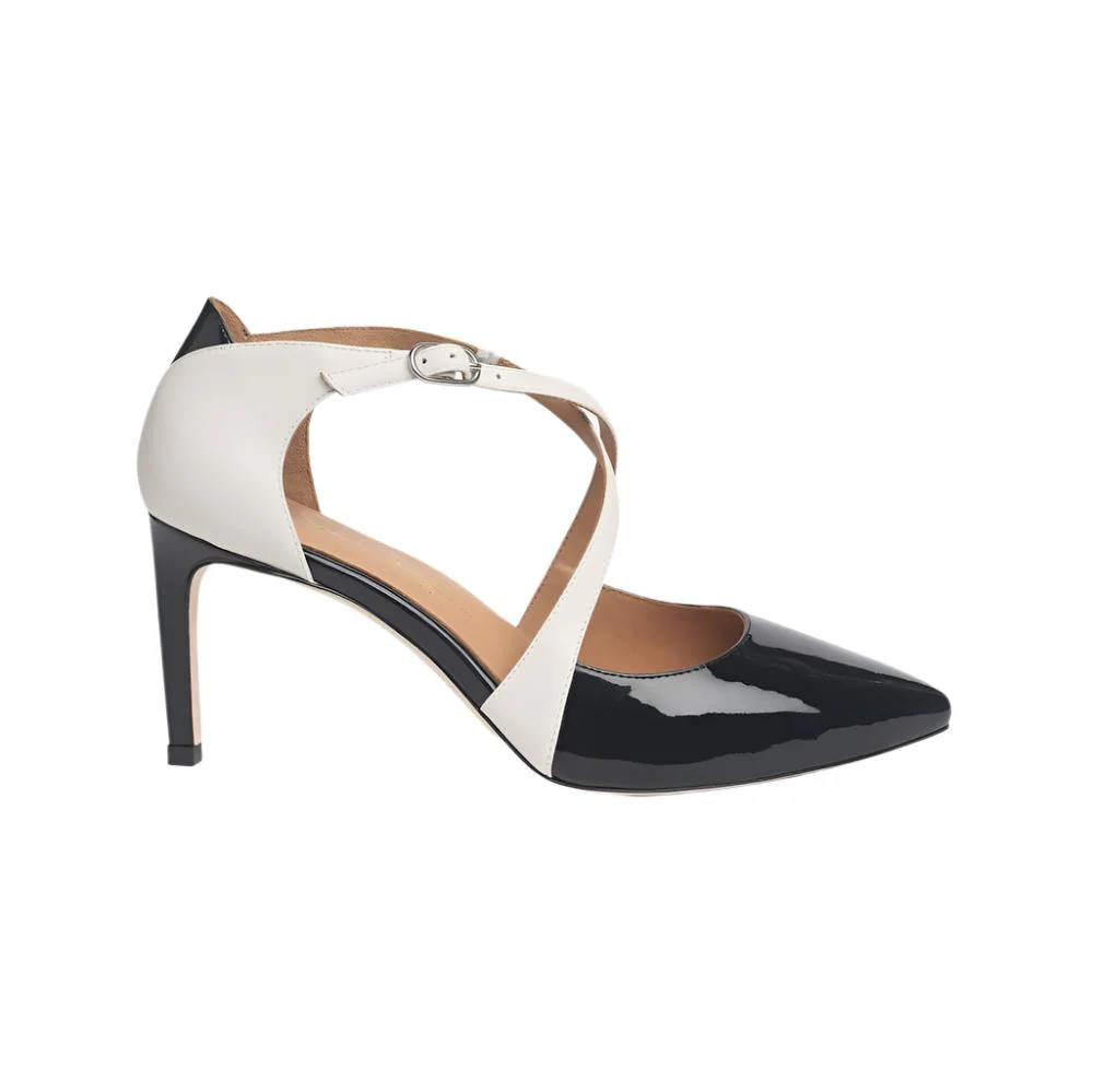 Desire Black and Off White | Joan Oloff Shoes