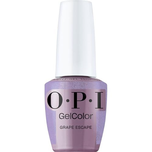 OPI GelColor Grape Escape | Sheer Light Lavender Purple Shimmer LED Cure Gel Nail Polish | Salon-Quality Shine, Long-Lasting Wear | 0.5 Fl Oz | OPI'm Dreaming Collection | Amazon (US)