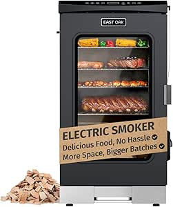 EAST OAK 30" Electric Smoker for Outdoors | Built-in Meat Probe & Up to 6× Longer Smokes on a Si... | Amazon (US)