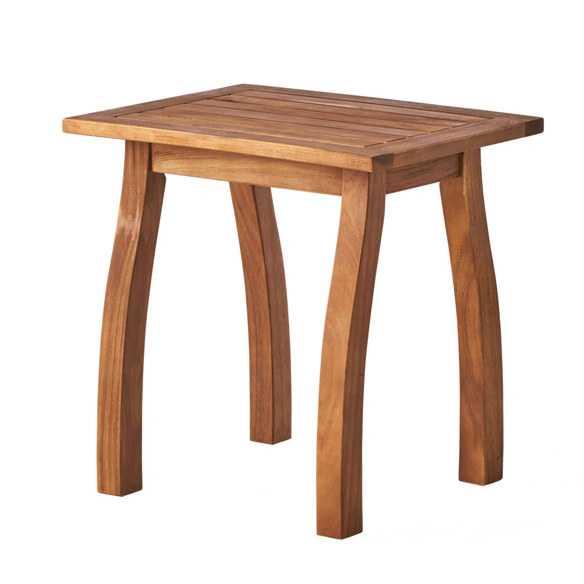 Rectangular Wood Outdoor Side Table , 19'' in. W 15'' in. D | Wayfair North America