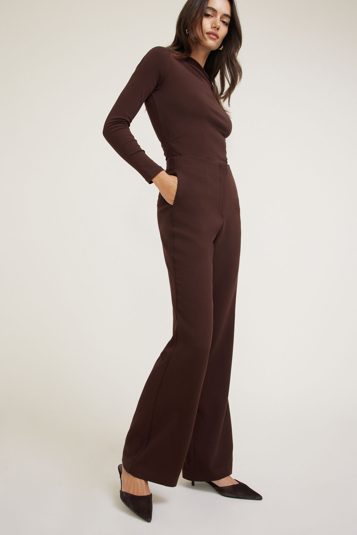 Stevie Slim Bootcut Pants | Dynamite Clothing