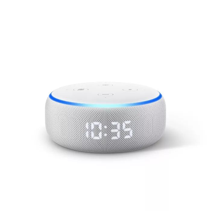 Amazon Echo Dot (3rd Gen) - With Clock - Sandstone | Target