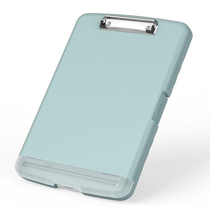 Rimilak Plastic Clipboard with Storage, 8.5 x 11 High Capacity Folio Nursing Case with Pen Holder... | Amazon (US)