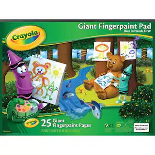 Crayola® Giant Fingerpaint Pad, 12" x 16" | Michaels | Michaels Stores