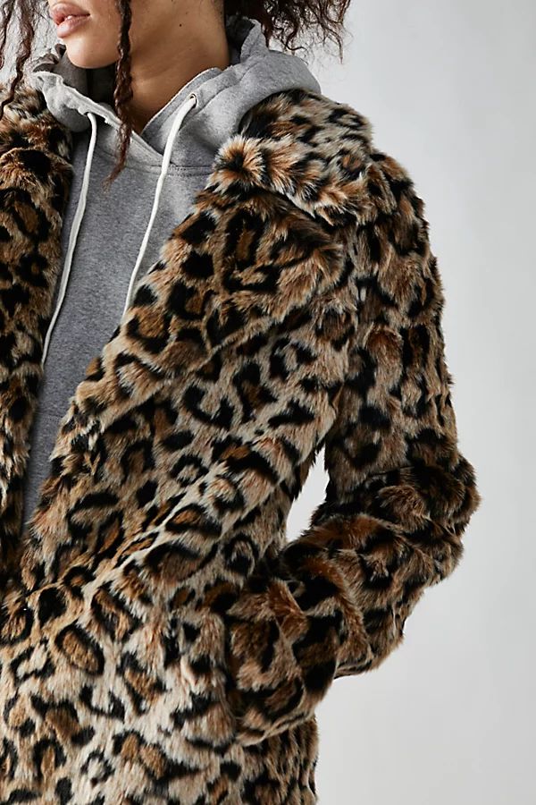 Lola Leopard Blazer by Free People, Beige Leopard, XS | Free People (Global - UK&FR Excluded)