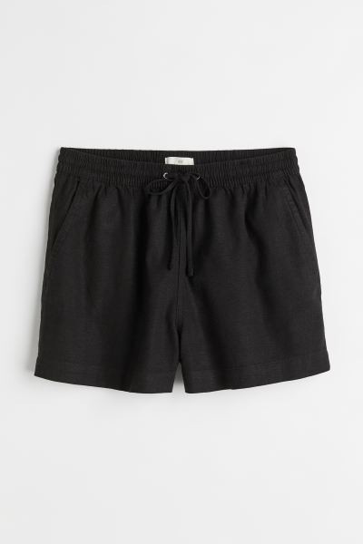Linen-blend shorts | H&M (UK, MY, IN, SG, PH, TW, HK)
