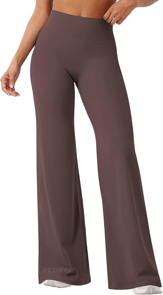 YEOREO Ease Workout Leggings Womens No Front Seam Straight Leggings 29"/ 31.5"/ 33"/ 35" High Wai... | Amazon (US)