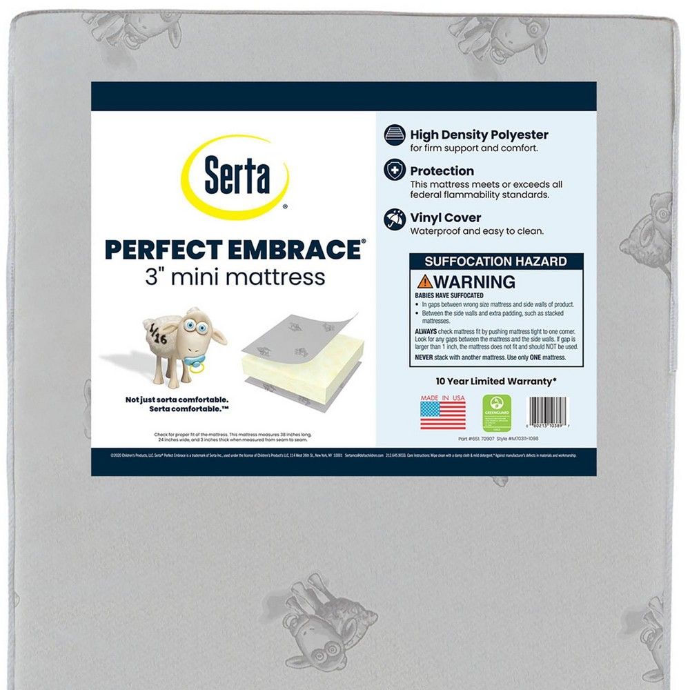 Serta Perfect Embrace 4"" Mini Crib Mattress | Target
