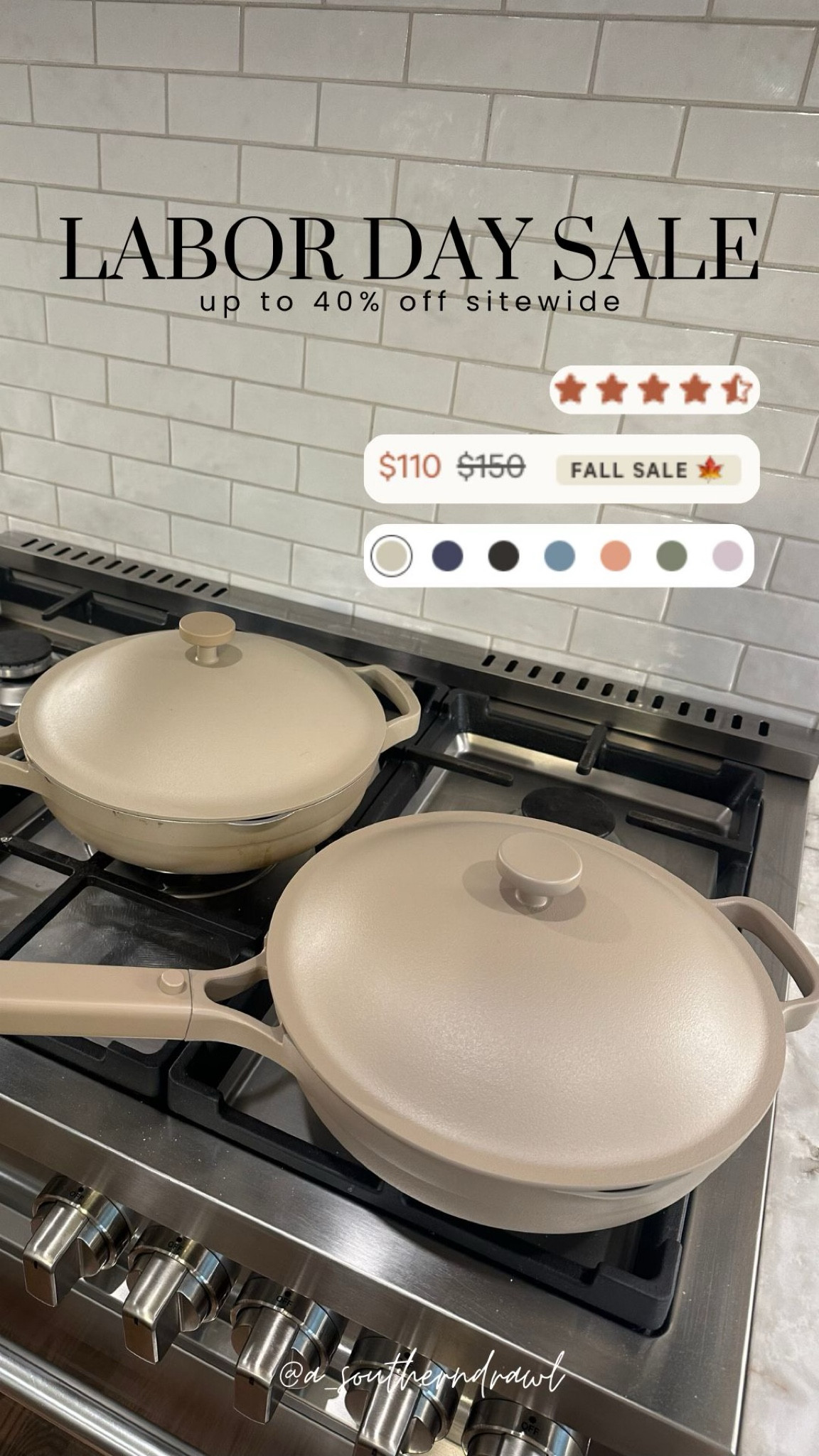 ‼️🚨 Sale Alert!! Up to 40% off Our Pan this weekend for Labor Day!✨

sale alert, our place, always pan, home find, home sale, pots & pans, Grace White, A Southern Drawl

#LTKHome #LTKSeasonal #LTKSaleAlert