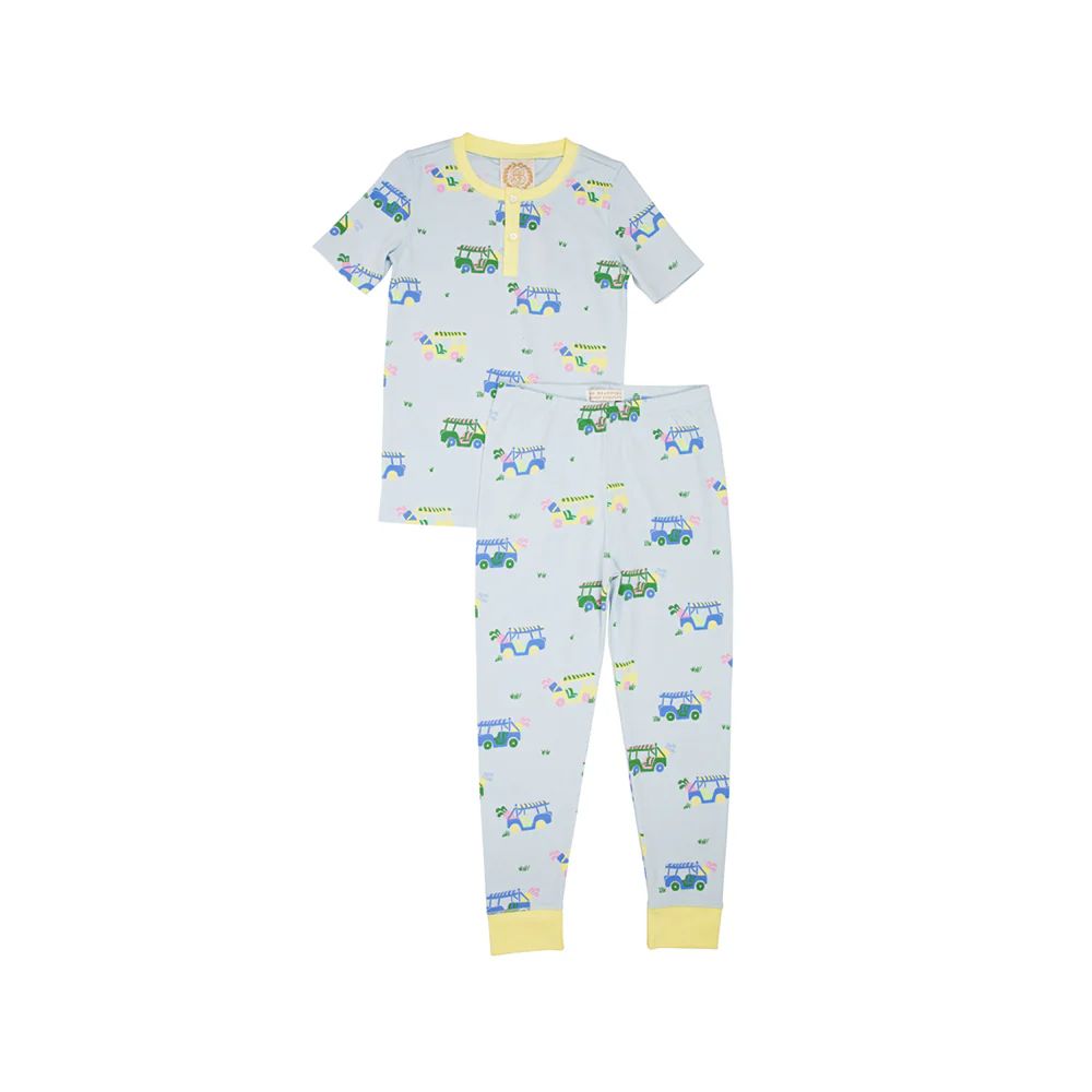 Sutton's Short Sleeve Set - Bay Hill Buggy with Lake Worth Yellow | The Beaufort Bonnet Company