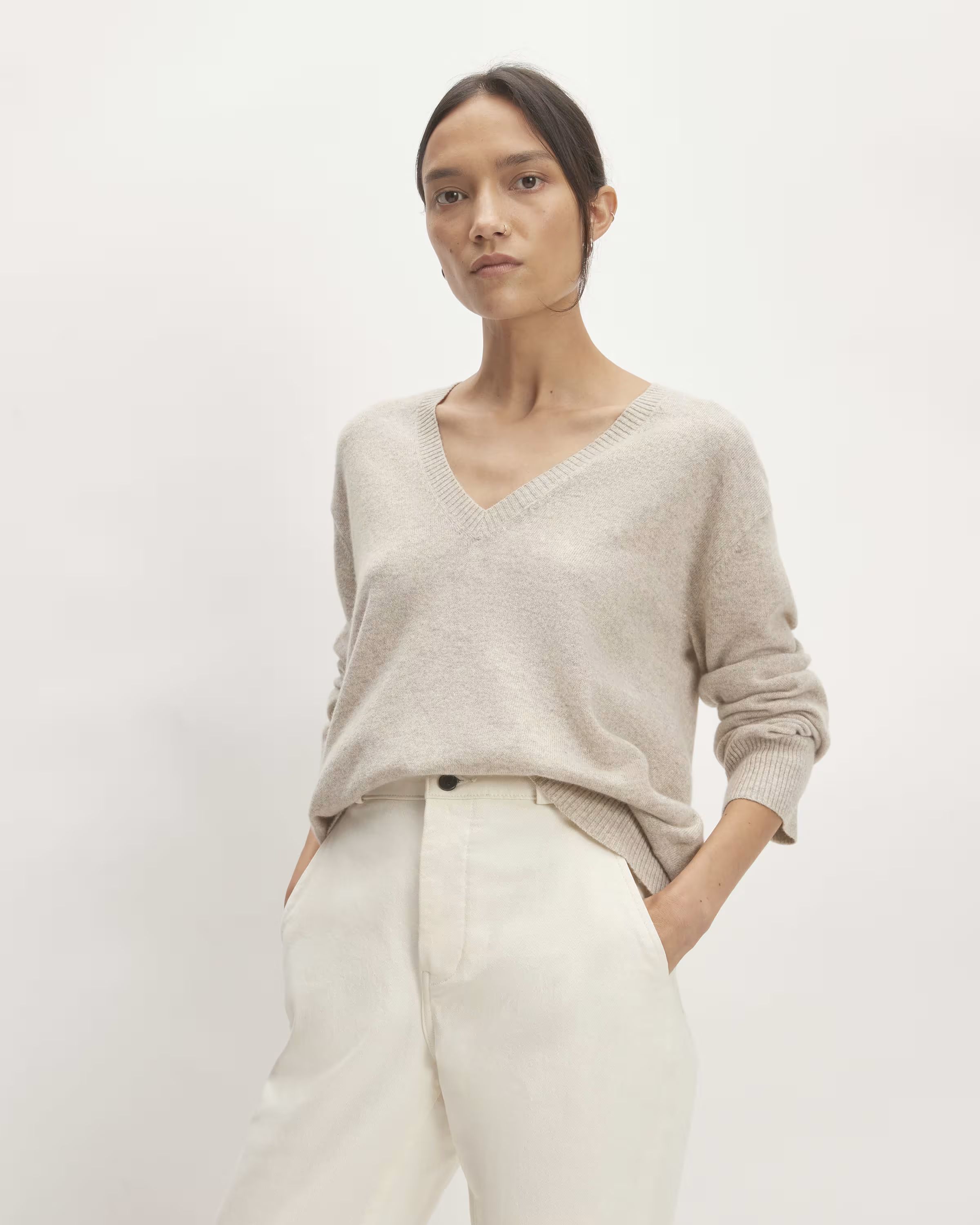 The Cashmere Relaxed V-Neck | Everlane