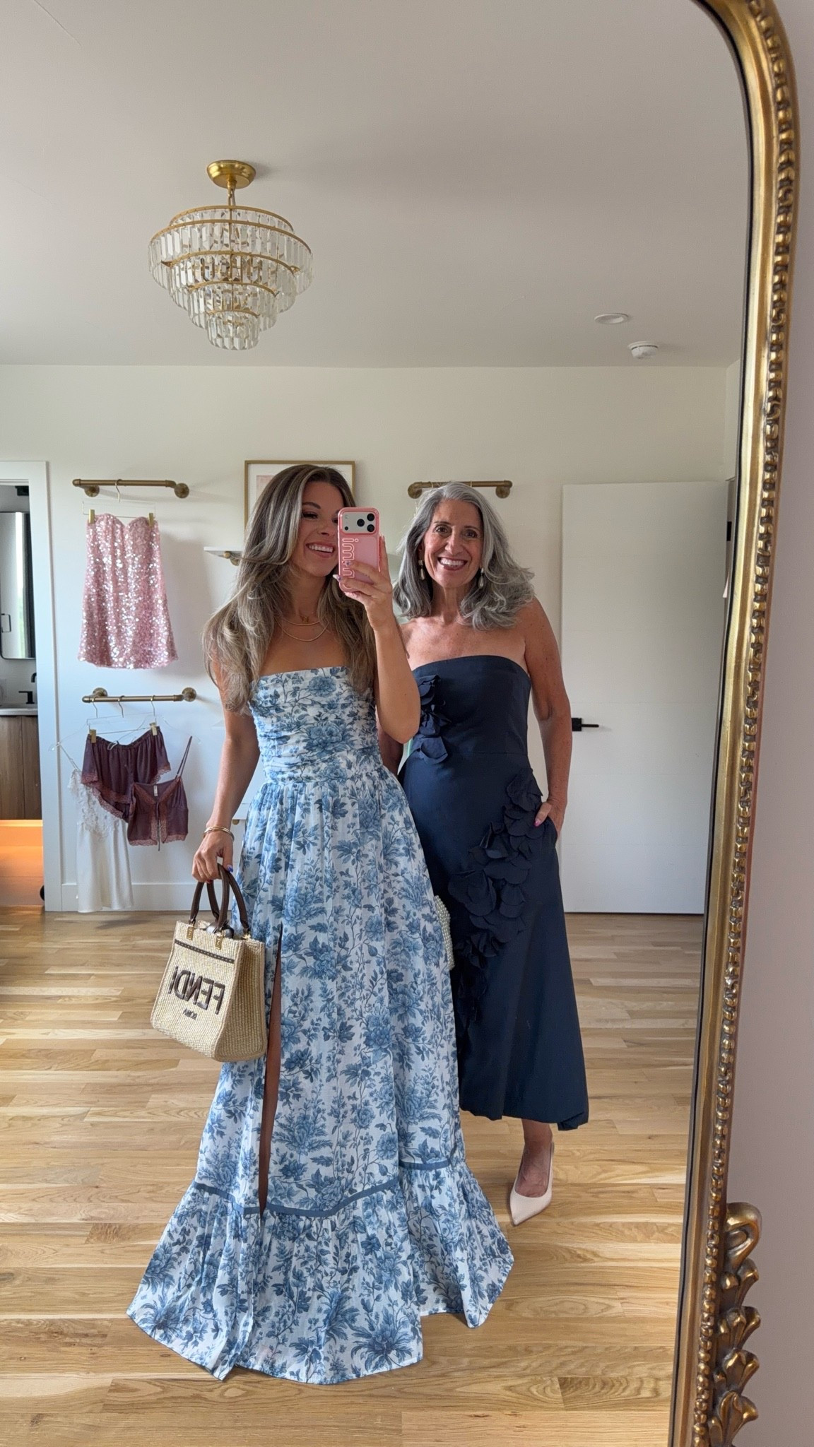 Mom and me wedding guest and formal summer event dresses 💐

Wearing my usual small/2! Sized down in the strapless pink mini dress!

Mom typically wears a medium/6! She sized down to a small/4 in all dresses except for the navy Zaria dress, the pink tiered pleated dress, and the black & pink floral dress!

Wedding guest
Formal event
Black tie
Metallic
Sequin 
Floral dress
Satin 
Tulle
Special occasion
Summer event

#LTKgrwm #LTKSeasonal #LTKWedding