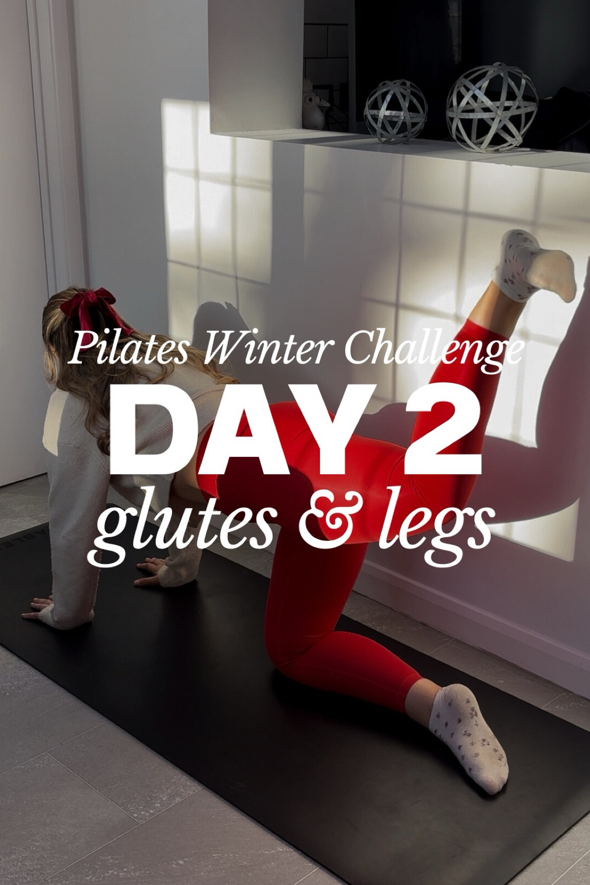 my day 2 pilates winter challenge outfit ❤️ 