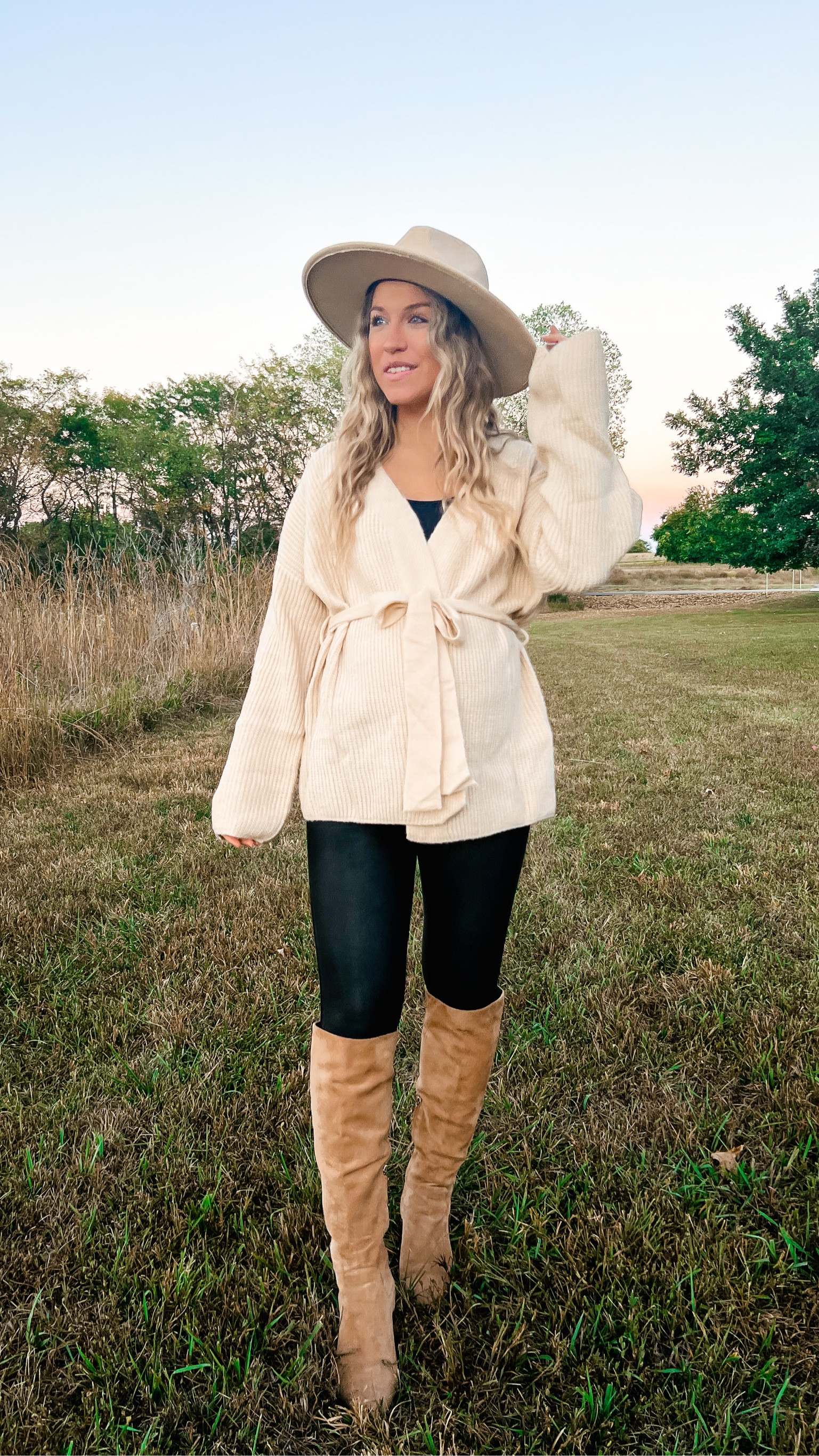 Fall Outfit, sweater outfit, fall sweater, Pink Lily, Wrap cardigan, tie cardigan, neutral outfit, casual outfit, maternity, leggings, spanx, Nordstrom 🖤



#LTKstyletip #LTKbump #LTKSeasonal