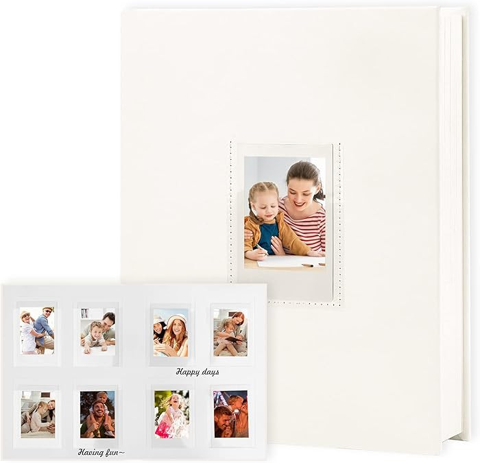 Hand-made Photo Album with Writing Space for Fujifilm Instax Mini Camera, 2x3 Photo Album Polaroi... | Amazon (US)