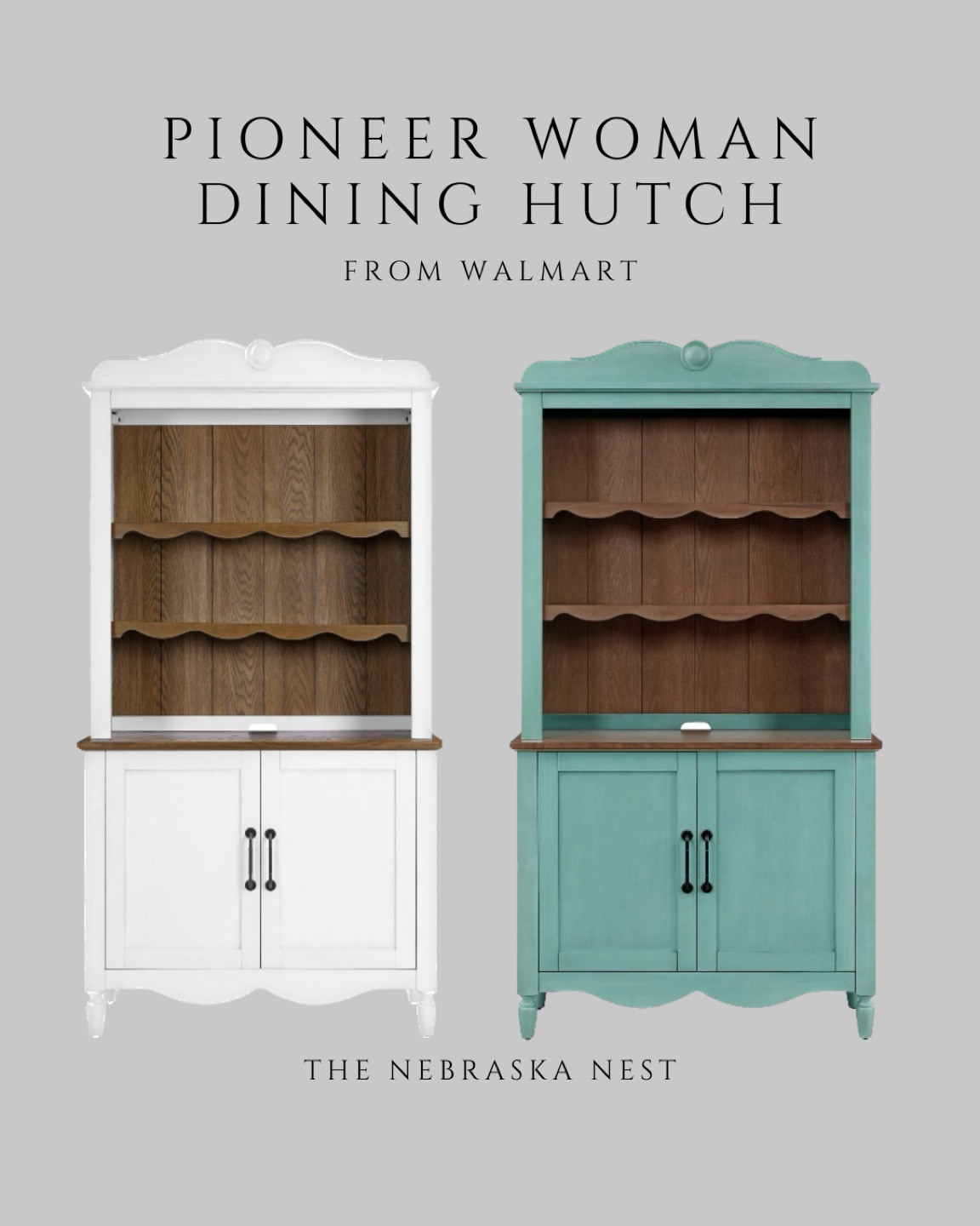 This dining hutch from Walmart is gorgeous! It’s from the Pioneer Woman line, and comes in either white or teal. Love the colors & character! 🤎

#WalmartFinds #Furniture #DiningHutch #FurnitureFinds 

#LTKhome #LTKstyletip