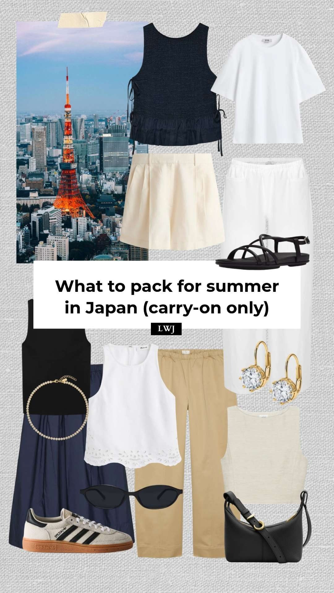 summer in japan in a carry-on 

summer travel / summer vacation / minimal style / elevated style / japan outfits / adidas handball spezial sneakers / maxi skirt / barrel pants / tailored shorts / cute summer tops

#LTKSeasonal #LTKTravel