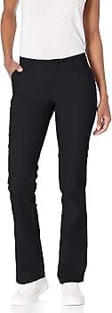 Dickies Women's Flat Front Stretch Twill Pant Slim Fit Bootcut | Amazon (US)